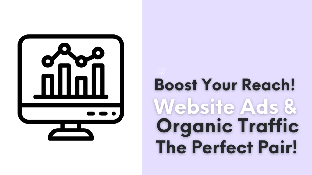Website analytics showing the impact of ads and organic traffic on site performance.